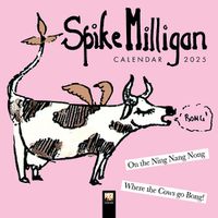 Cover image for Spike Milligan Mini Wall Calendar 2025 (Art Calendar)