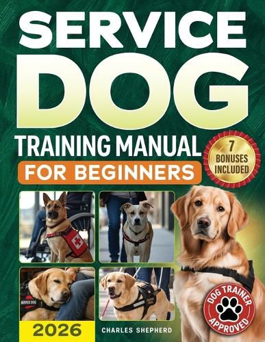 Cover image for Service Dog Training Manual for Beginners