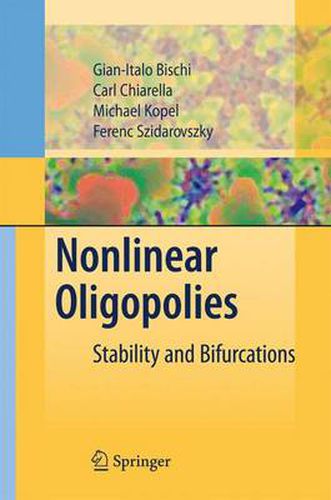 Cover image for Nonlinear Oligopolies: Stability and Bifurcations