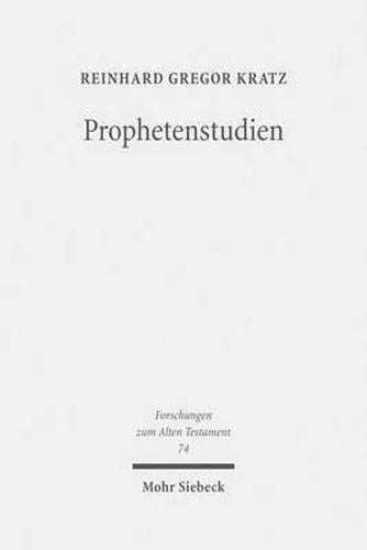 Cover image for Prophetenstudien: Kleine Schriften II