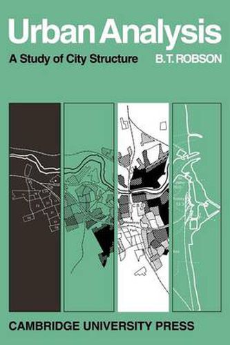 Cover image for Urban Analysis: A Study of City Structure with Special Reference to Sunderland