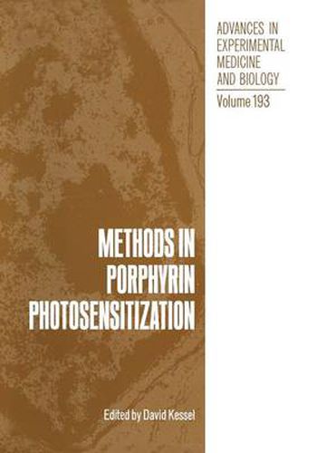 Cover image for Methods in Porphyrin Photosensitization