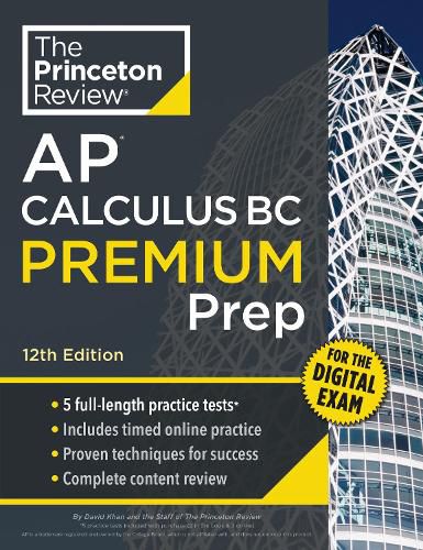 Cover image for Princeton Review AP Calculus BC Premium Prep, 12th Edition