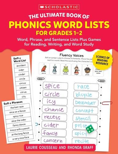 Cover image for The Ultimate Book of Phonics Word Lists: Grades 1-2