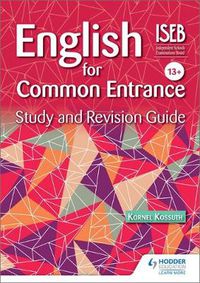 Cover image for English for Common Entrance Study and Revision Guide