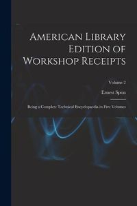 Cover image for American Library Edition of Workshop Receipts