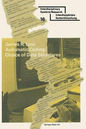 Cover image for Automatic Coding: Choice of Data Structures