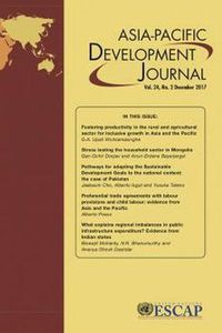 Cover image for Asia-Pacific Development Journal, Volume 24, Number 2, December 2017