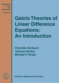 Cover image for Galois Theories of Linear Difference Equations: An Introduction