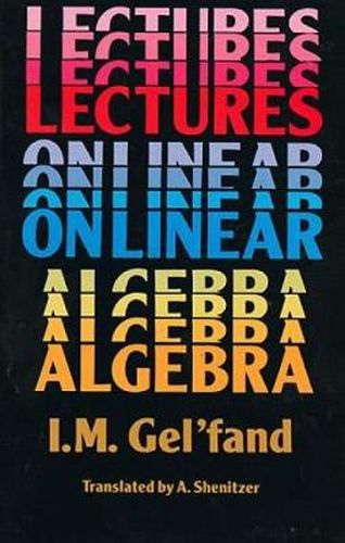 Cover image for Lectures on Linear Algebra