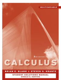 Cover image for Calculus, Multivariable Student Study and Solutions Companion