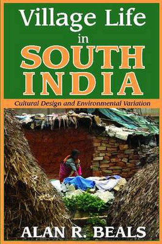 Cover image for Village Life in South India: Cultural Design and Environmental Variation