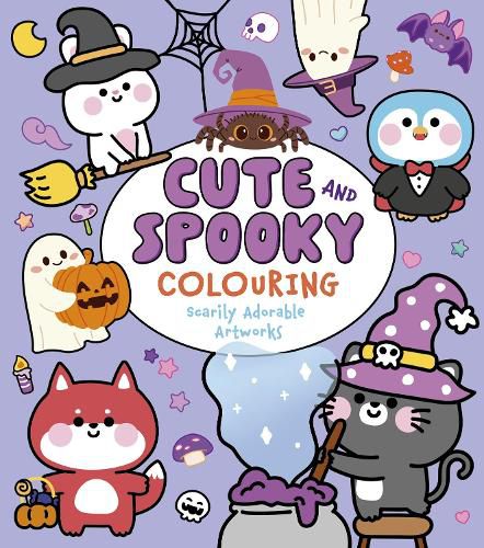 Cover image for Cute and Spooky Colouring