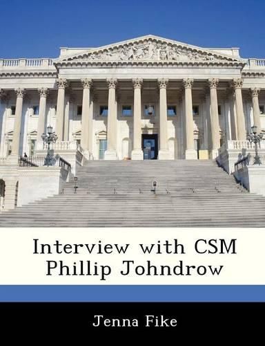 Cover image for Interview with CSM Phillip Johndrow
