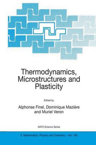 Cover image for Thermodynamics, Microstructures and Plasticity