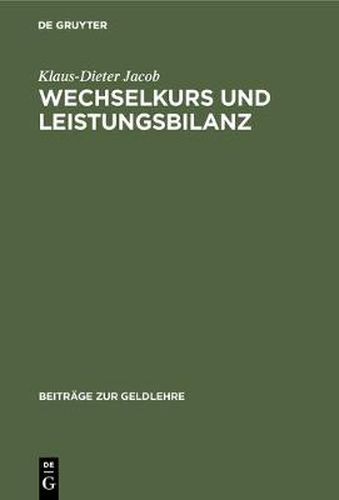 Cover image for Wechselkurs und Leistungsbilanz