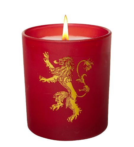 Cover image for Game of Thrones: House Lannister Large Glass Candle