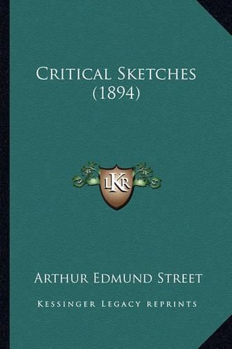 Critical Sketches (1894)