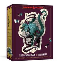 Cover image for Dungeons & Dragons Mini Shaped Jigsaw Puzzle: The Demogorgon Edition