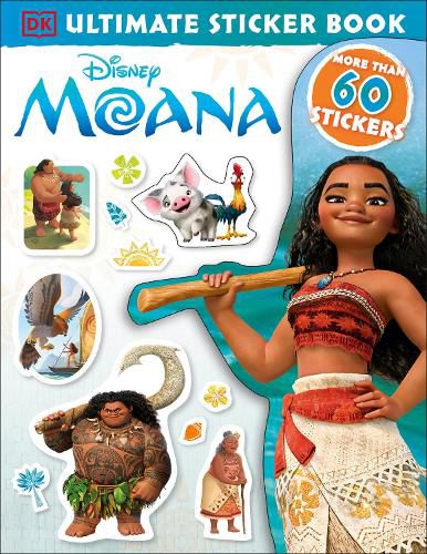 Cover image for Ultimate Sticker Book: Disney Moana