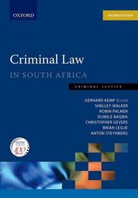 Cover image for Criminal Law in South Africa: Criminal Law in South Africa