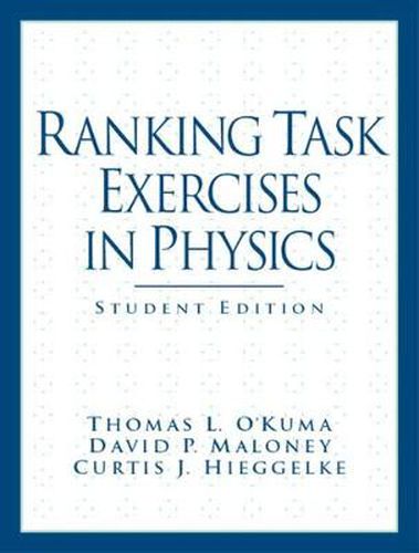 Ranking Task Exercises in Physics: Student Edition