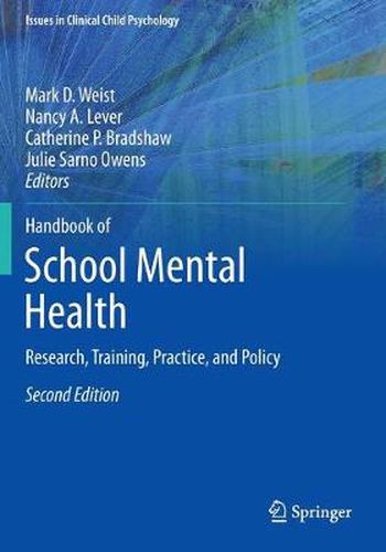 Cover image for Handbook of School Mental Health: Research, Training, Practice, and Policy