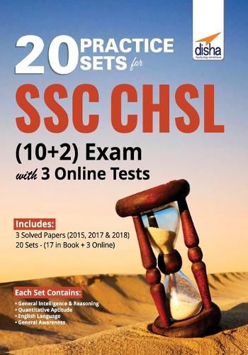 Cover image for 20 Practice Sets for SSC CHSL (10 + 2) Exam with 3 Online Tests