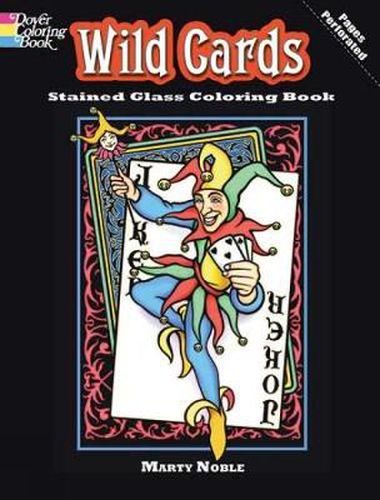 Cover image for Wild Cards Stained Glass Coloring Book