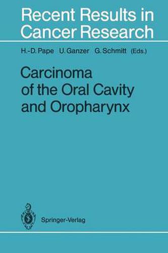 Cover image for Carcinoma of the Oral Cavity and Oropharynx