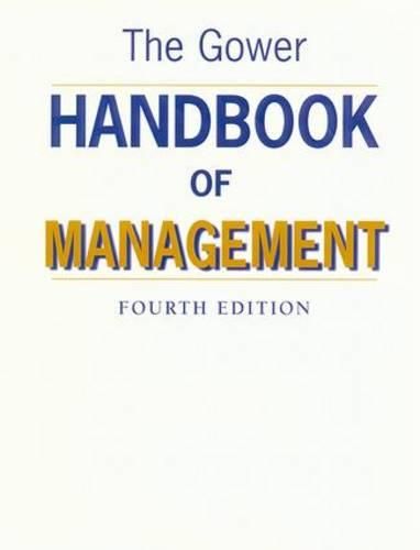 Cover image for Handbook of Management
