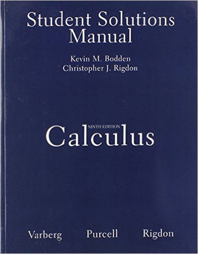 Cover image for Student Solutions Manual for Calculus