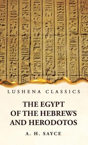 Cover image for The Egypt of the Hebrews and Herodotos