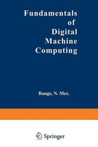 Cover image for Fundamentals of Digital Machine Computing