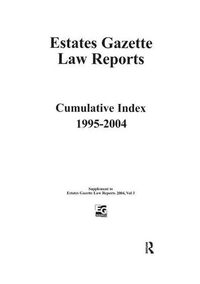 Cover image for EGLR 2004 Cumulative Index