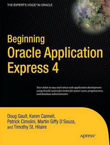 Cover image for Beginning Oracle Application Express 4