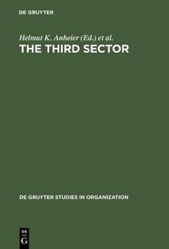 Cover image for The Third Sector: Comparative Studies of Nonprofit Organizations