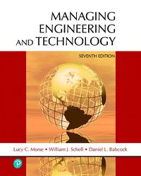 Cover image for Managing Engineering and Technology