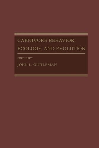 Cover image for Carnivore Behavior, Ecology, and Evolution