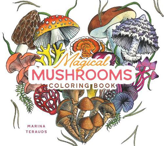 Cover image for Magical Mushrooms Coloring Book