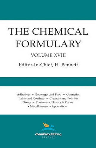 Cover image for The Chemical Formulary, Volume 18: Volume 18