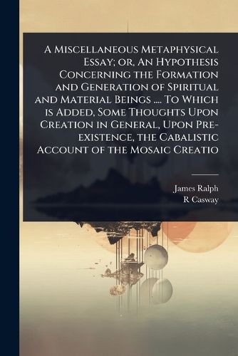 Cover image for A Miscellaneous Metaphysical Essay; or, An Hypothesis Concerning the Formation and Generation of Spiritual and Material Beings .... To Which is Added, Some Thoughts Upon Creation in General, Upon Pre-existence, the Cabalistic Account of the Mosaic Creatio
