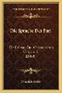 Cover image for Die Sprache Der Bari: Ein Beitrag Zur Afrikanischen Linguistik (1864)