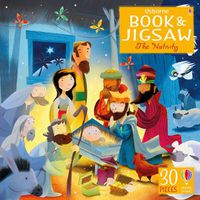 Cover image for Usborne Book and Jigsaw The Nativity