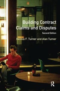 Cover image for Building Contract Claims and Disputes