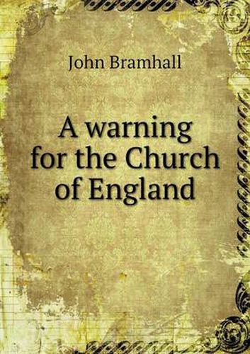 Cover image for A warning for the Church of England