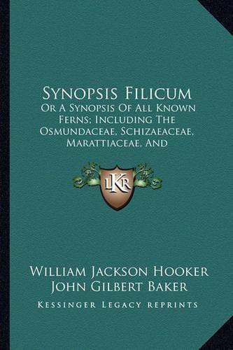 Cover image for Synopsis Filicum