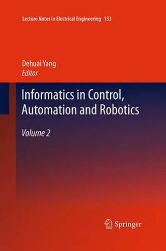 Cover image for Informatics in Control, Automation and Robotics: Volume 2