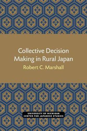 Collective Decision Making in Rural Japan