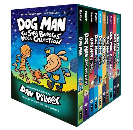 Cover image for Dog Man: the Supa Buddies Mega 10 Book Collection